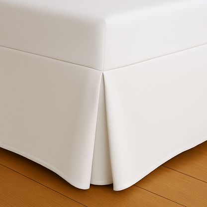 200 Thread Count Pleated Valance Fitted Sheet All Sizes 11 Colours