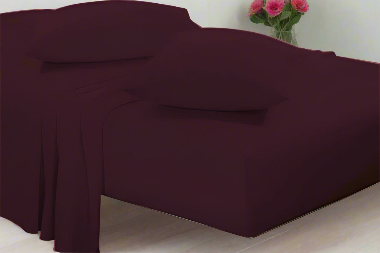 Easy Care Plain Percale Sheet Set 22 Colours